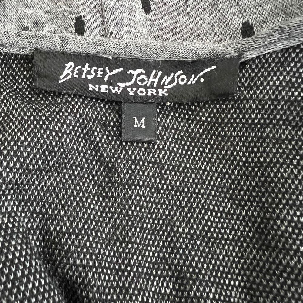 Vintage Betsey Johnson Polka Dot Midi Dress Coquette Y2K Empire Waist M - Picture 5 of 6